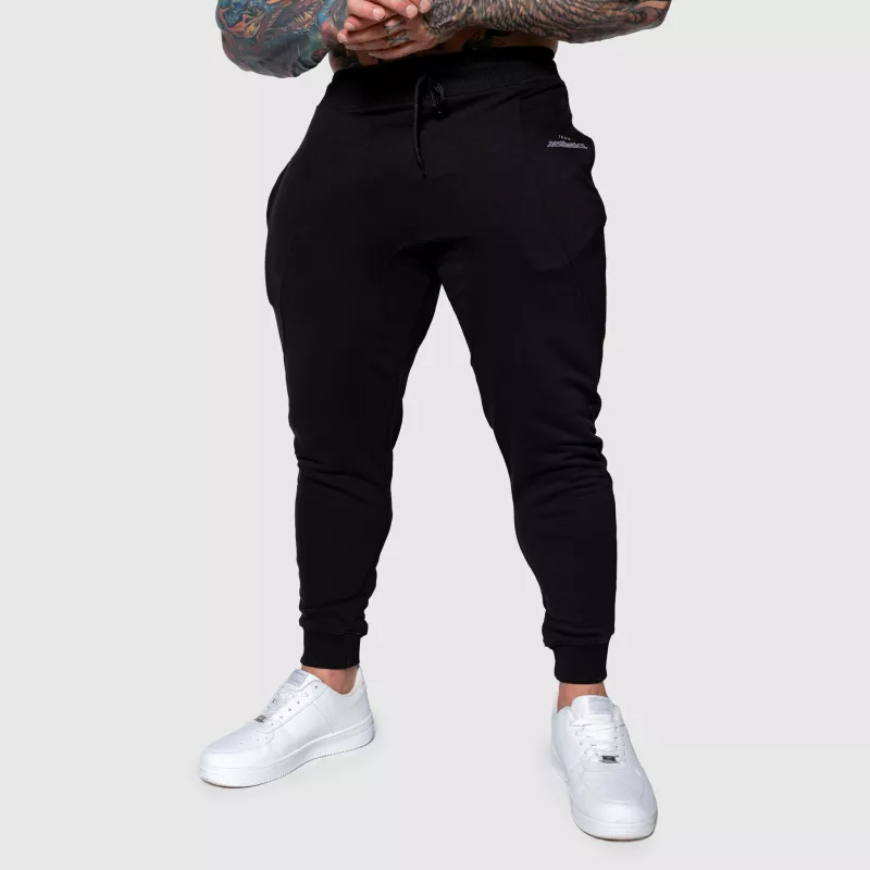 Pantaloni de trening sport bărbați Iron Aesthetics Flexi, negri-3