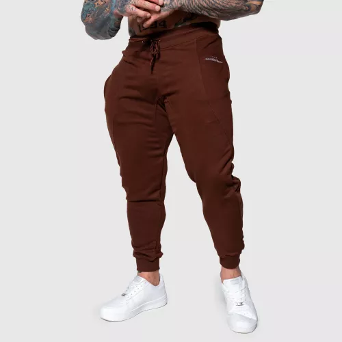 Pantaloni de trening sport bărbați Iron Aesthetics Flexi, maro