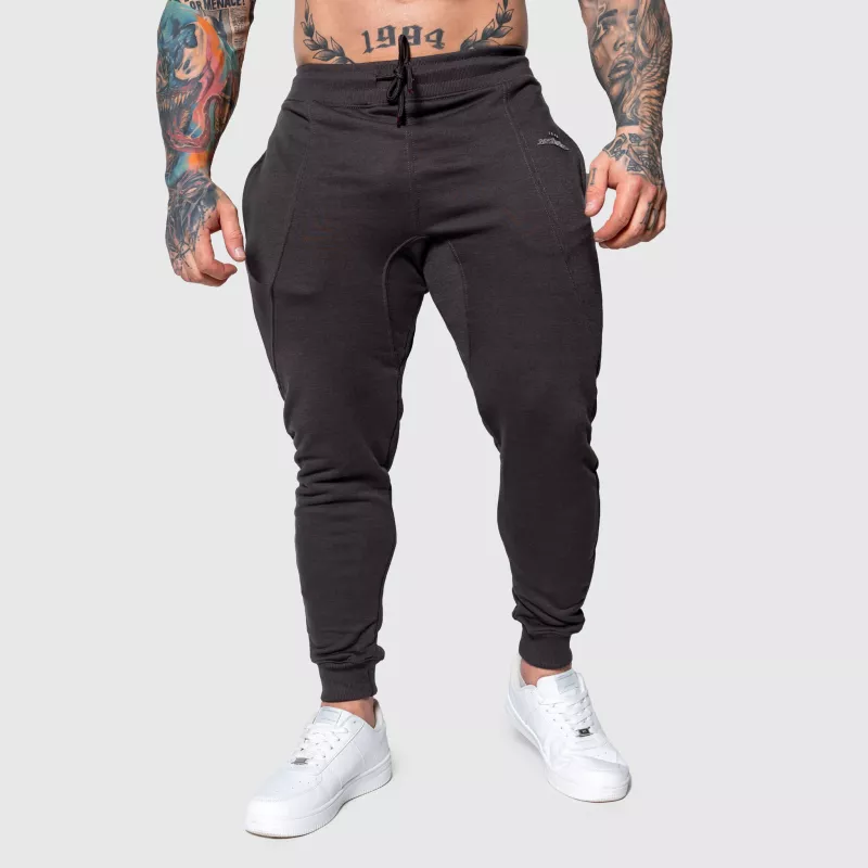 Pantaloni de trening sport  bărbați Iron Aesthetics Flexi, gri închis-2