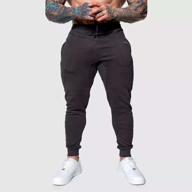 Pantaloni de trening sport  bărbați Iron Aesthetics Flexi, gri închis-5