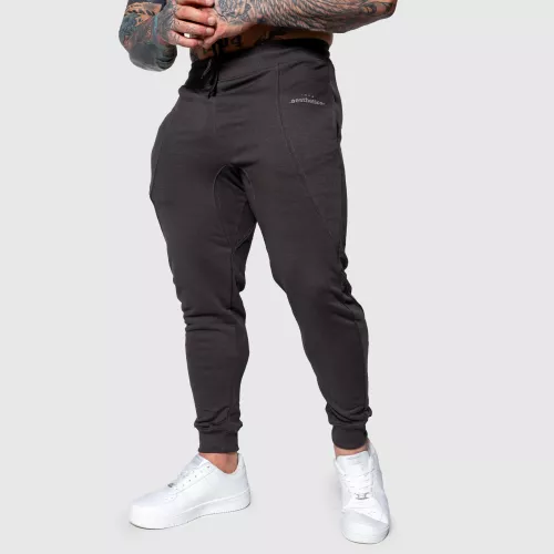 Pantaloni de trening sport  bărbați Iron Aesthetics Flexi, gri închis