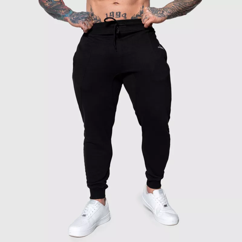 Pantaloni de trening sport bărbați Iron Aesthetics Flexi, negri-7
