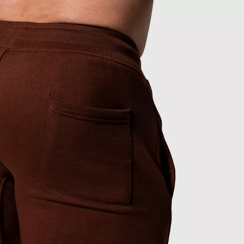Pantaloni de trening sport bărbați Iron Aesthetics Flexi, maro-9