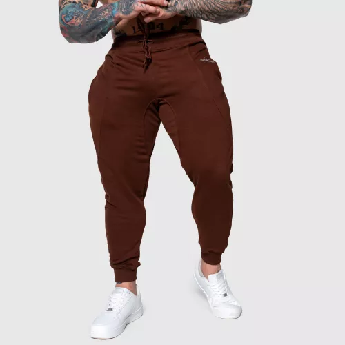 Pantaloni de trening sport bărbați Iron Aesthetics Flexi, maro