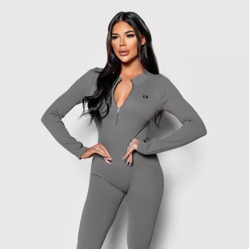 Șalopetă cu nervuri damă Iron Aesthetics Rib Lady, gri