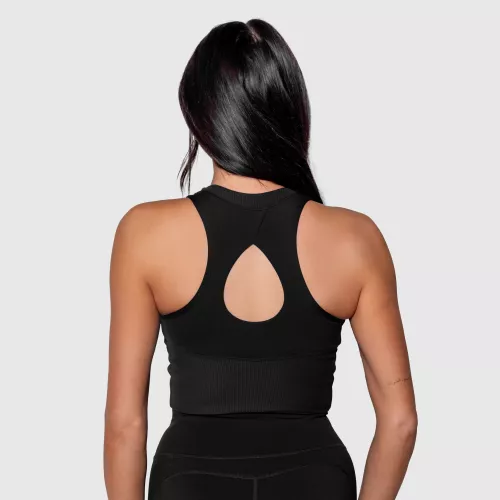 Bustieră sport Iron Aesthetics High Impact, neagră
