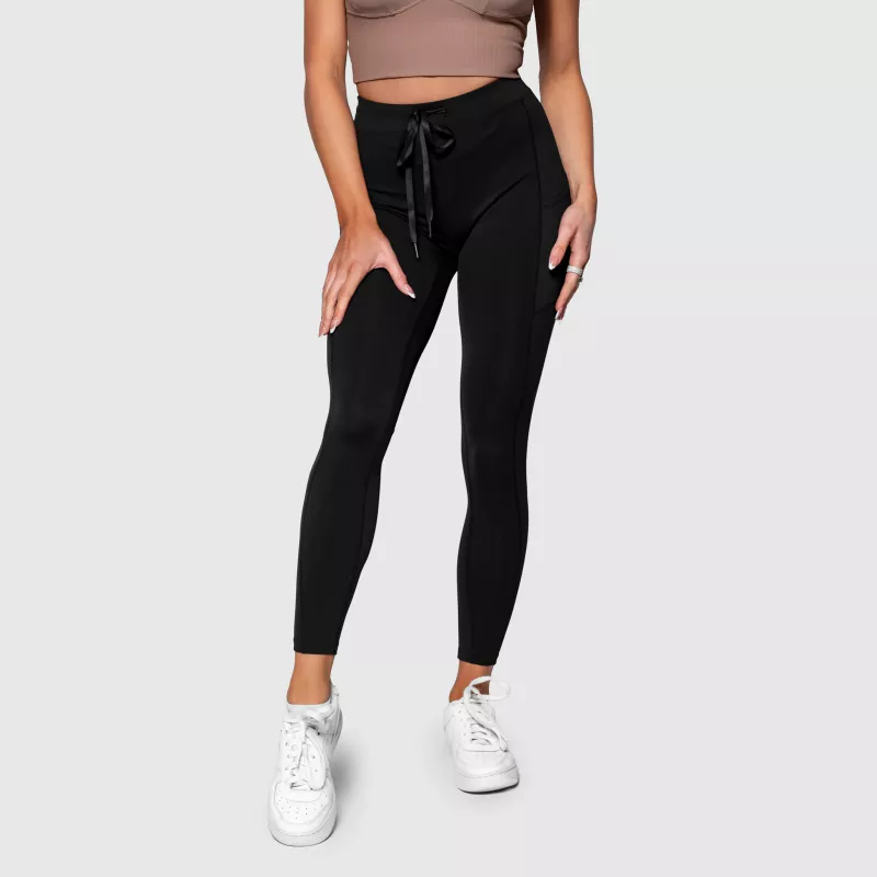 Colanți sport cu buzunare Iron Aesthetics Active, negri-1
