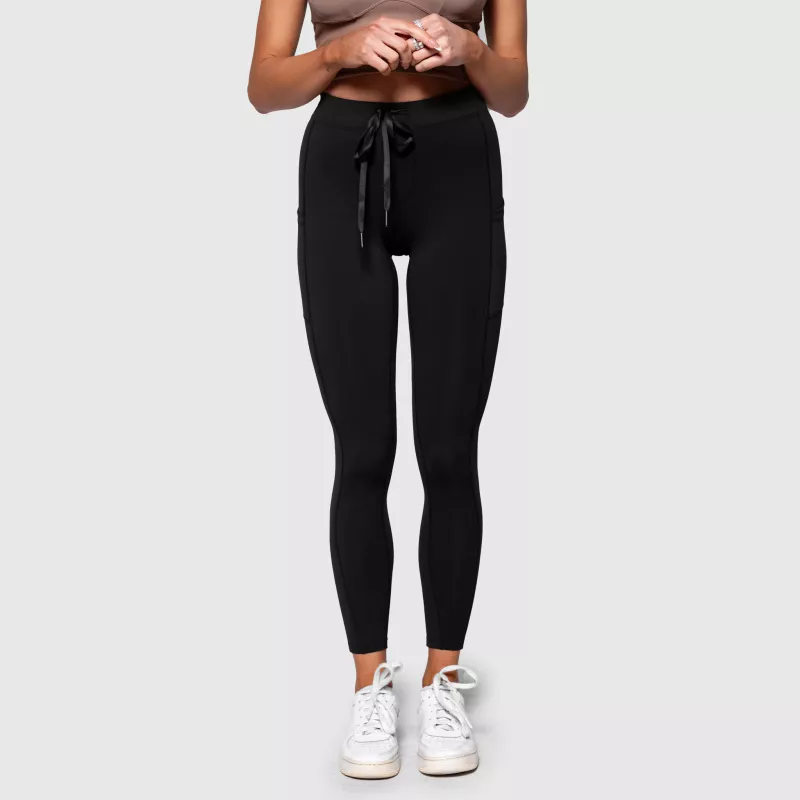 Colanți sport cu buzunare Iron Aesthetics Active, negri-3