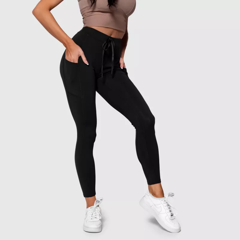 Colanți sport cu buzunare Iron Aesthetics Active, negri-2