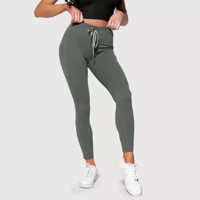 Colanți sport cu buzunare Iron Aesthetics Active, verde-3