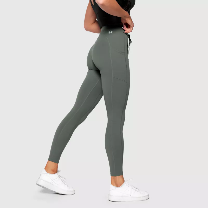 Colanți sport cu buzunare Iron Aesthetics Active, verde-7