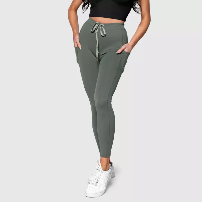 Colanți sport cu buzunare Iron Aesthetics Active, verde-8