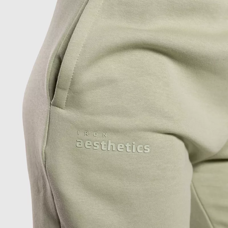 Pantaloni de trening oversized damă Iron Aesthetics Simone, verzi-6