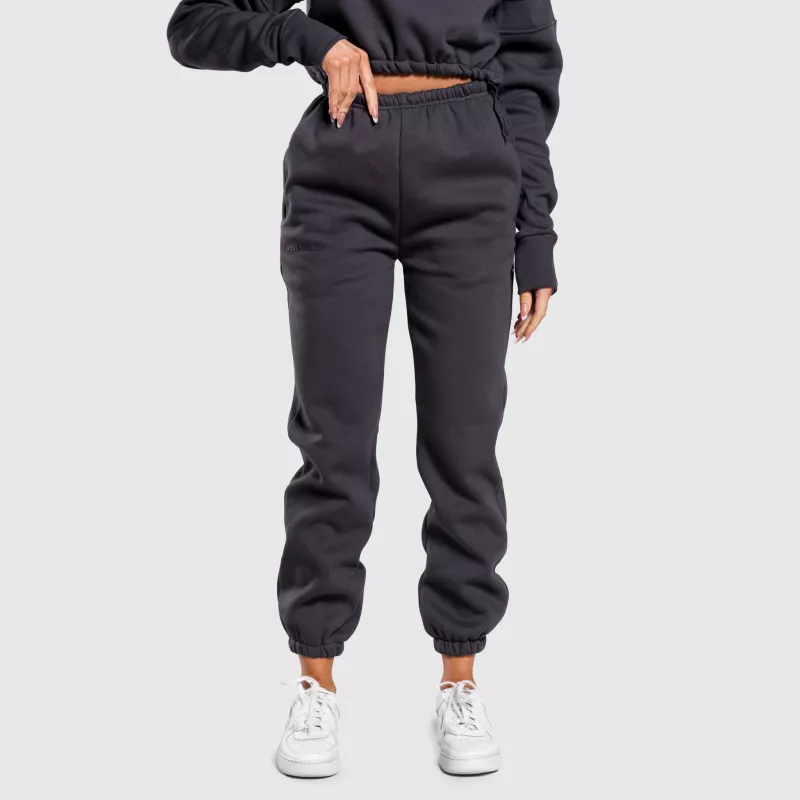 Pantaloni de trening oversized damă Iron Aesthetics Simone, gri-2