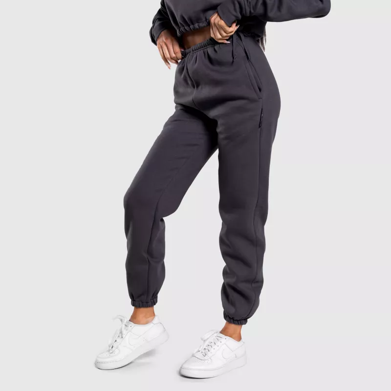 Pantaloni de trening oversized damă Iron Aesthetics Simone, gri-3