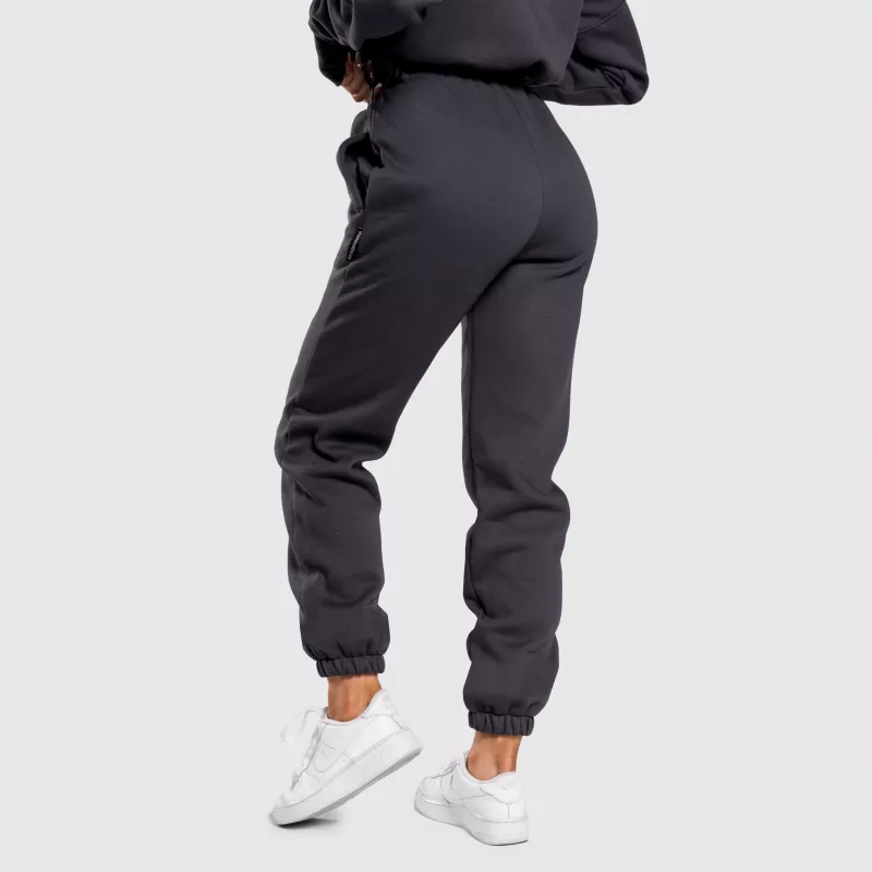 Pantaloni de trening oversized damă Iron Aesthetics Simone, gri-5