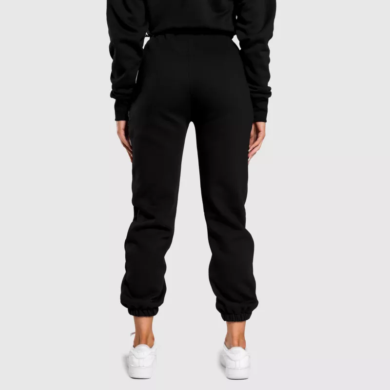 Pantaloni de trening oversized damă Iron Aesthetics Simone, negri-6