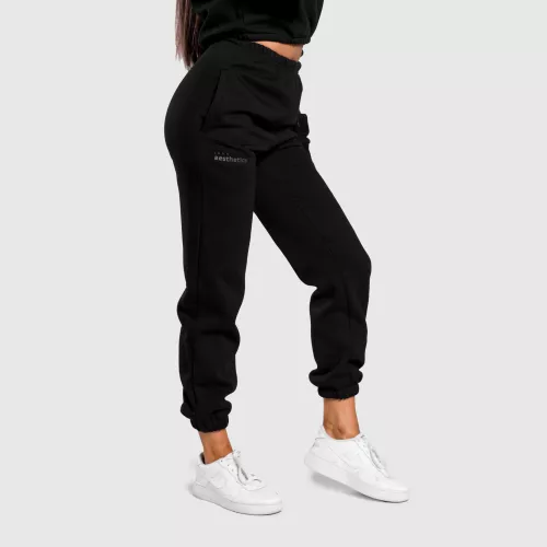 Pantaloni de trening oversized damă Iron Aesthetics Simone, negri