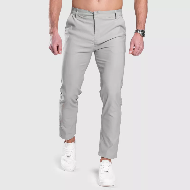 Pantaloni stretch Iron Aesthetics Classy, gri-5