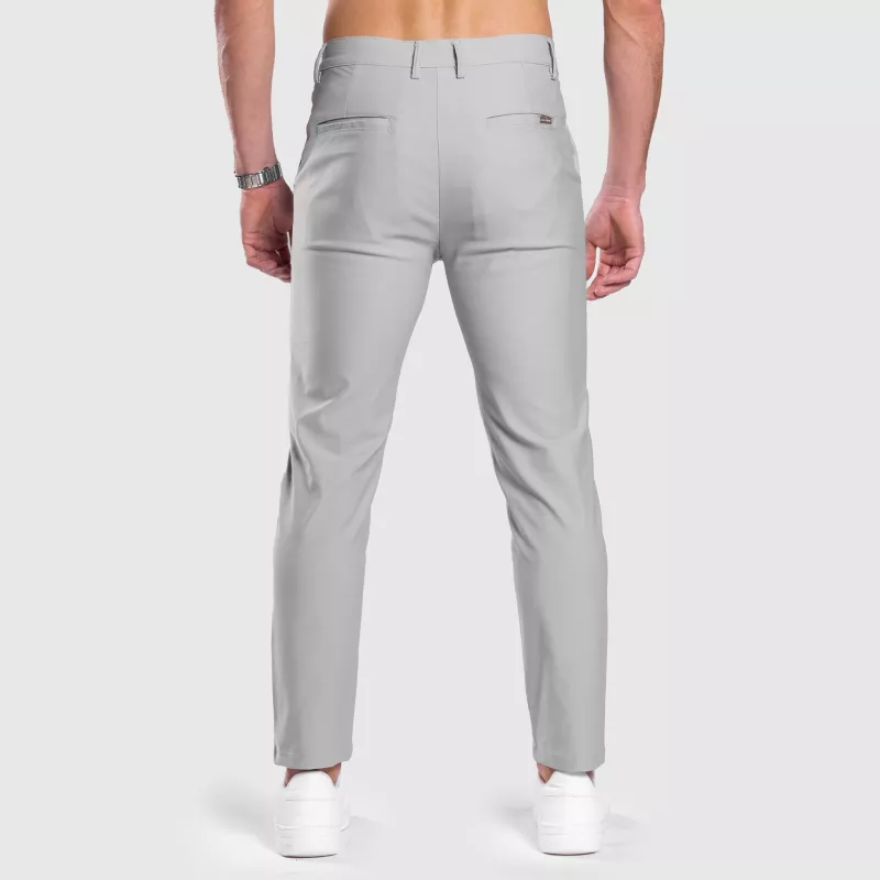 Pantaloni stretch Iron Aesthetics Classy, gri-6