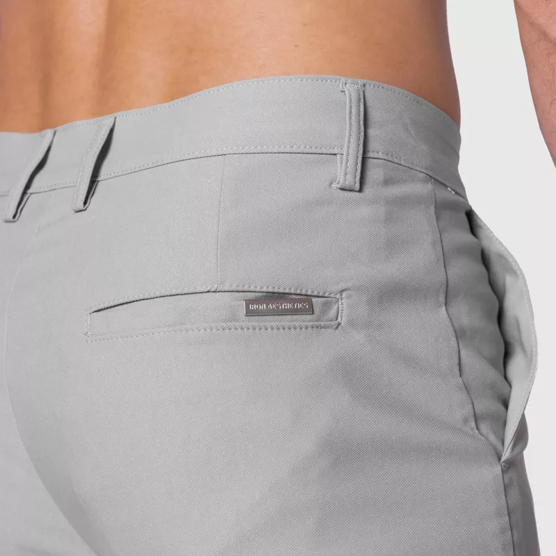 Pantaloni stretch Iron Aesthetics Classy, gri-9