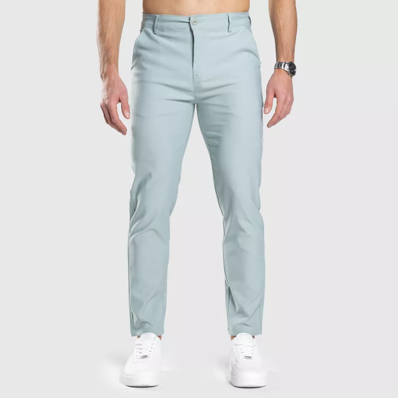 Pantaloni stretch Iron Aesthetics Classy, verzi-4