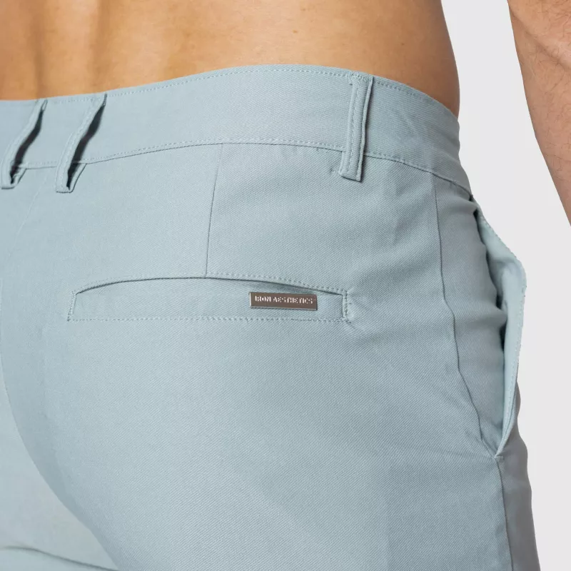 Pantaloni stretch Iron Aesthetics Classy, verzi-7