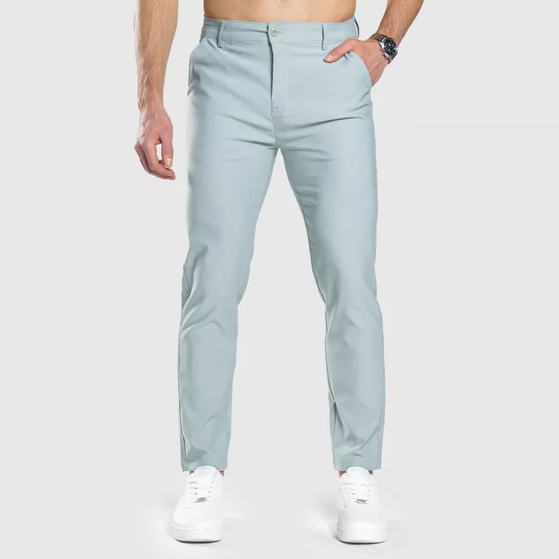 Pantaloni stretch Iron Aesthetics Classy, verzi-1