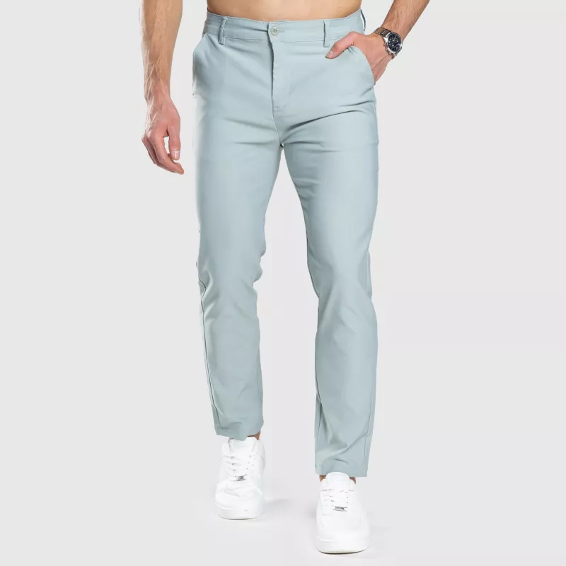 Pantaloni stretch Iron Aesthetics Classy, verzi-6