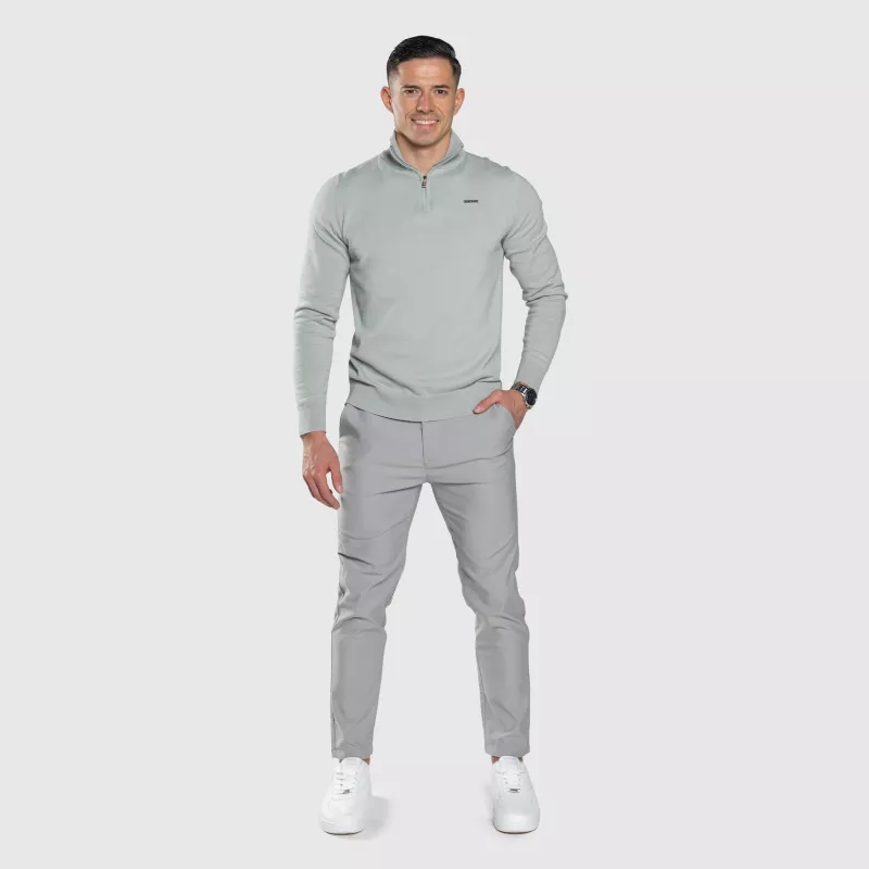 Pantaloni stretch Iron Aesthetics Classy, gri-12