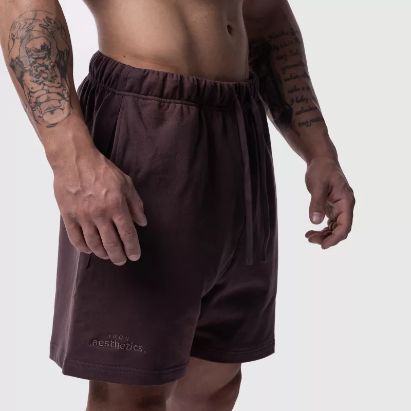 Șorturi din bumbac bărbați Iron Aesthetics Ambition, violet-4