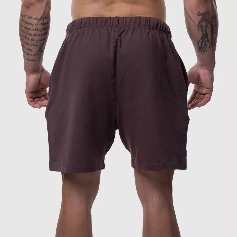 Șorturi din bumbac bărbați Iron Aesthetics Ambition, violet-5