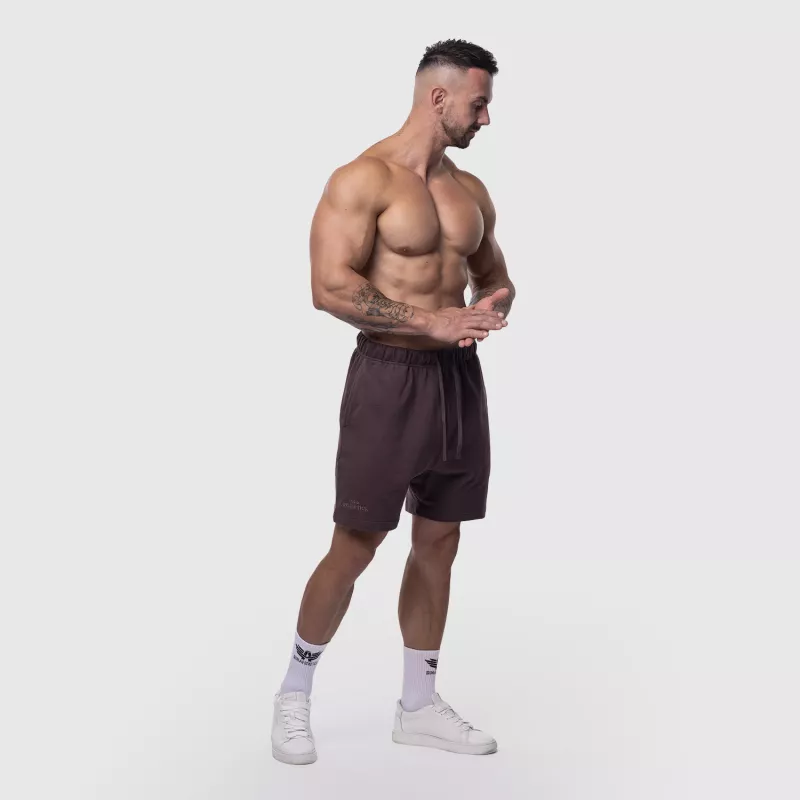 Șorturi din bumbac bărbați Iron Aesthetics Ambition, violet-7