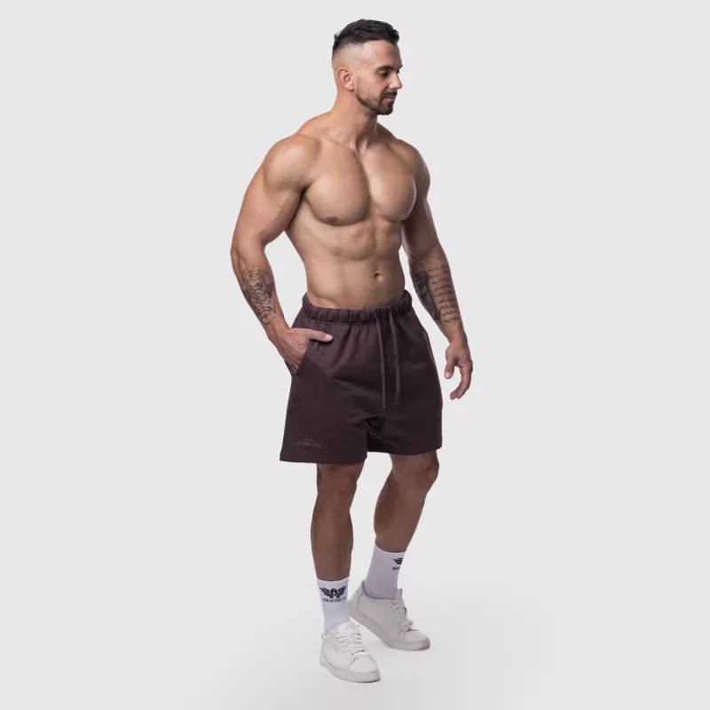 Șorturi din bumbac bărbați Iron Aesthetics Ambition, violet-8