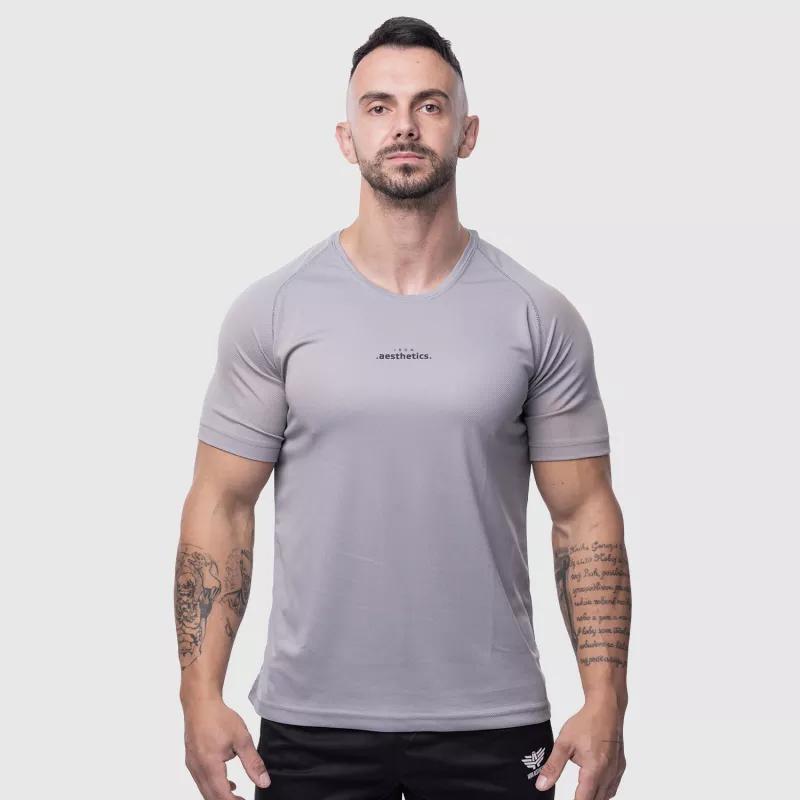 Tricou sport bărbați Iron Aesthetics Training, gri-1