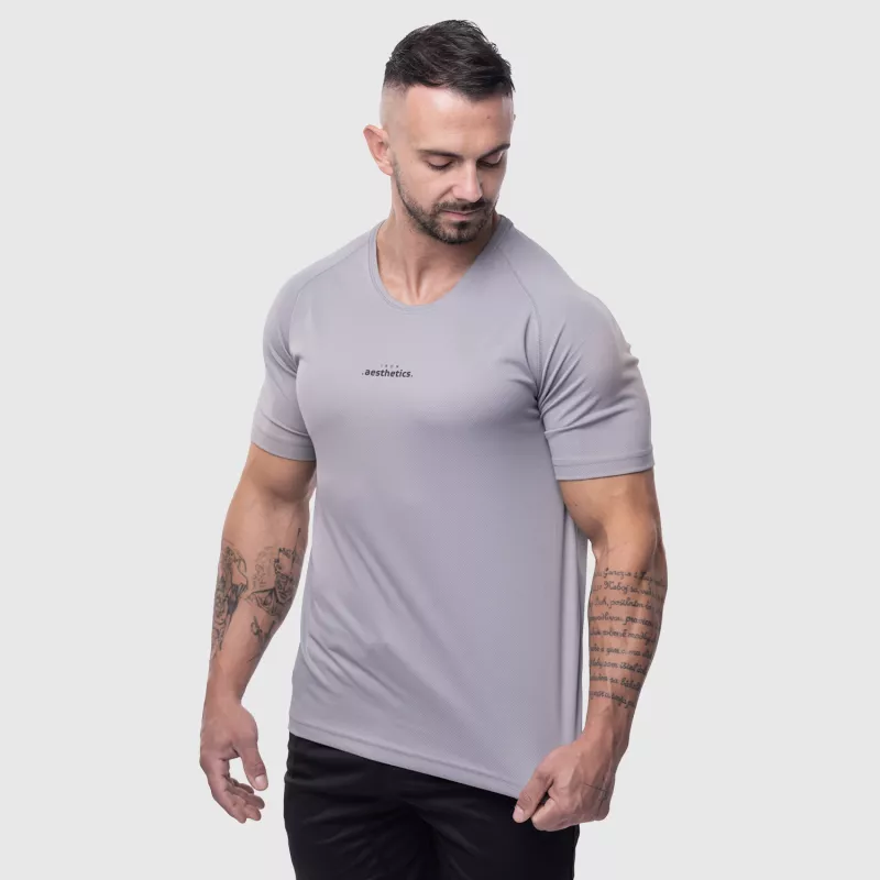 Tricou sport bărbați Iron Aesthetics Training, gri-2