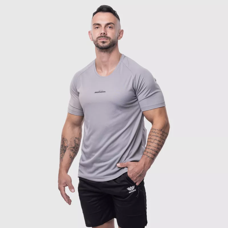 Tricou sport bărbați Iron Aesthetics Training, gri-7