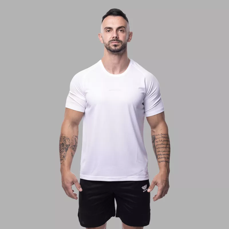 Tricou sport bărbați Iron Aesthetics Training, alb-1
