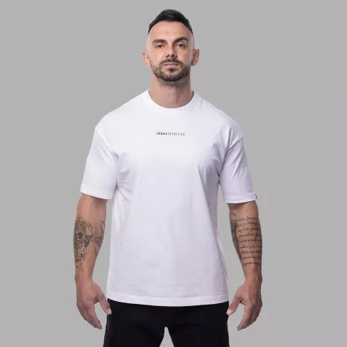Tricou oversize bărbați Vibe Tee, alb