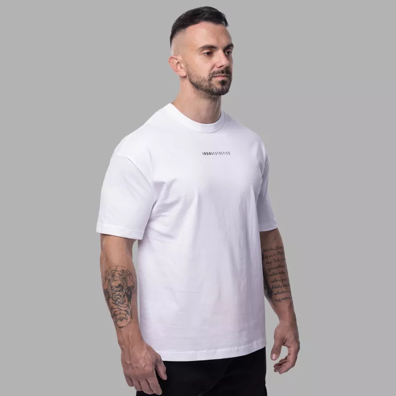Tricou oversize bărbați Iron Aesthetics Vibe Tee, alb-2
