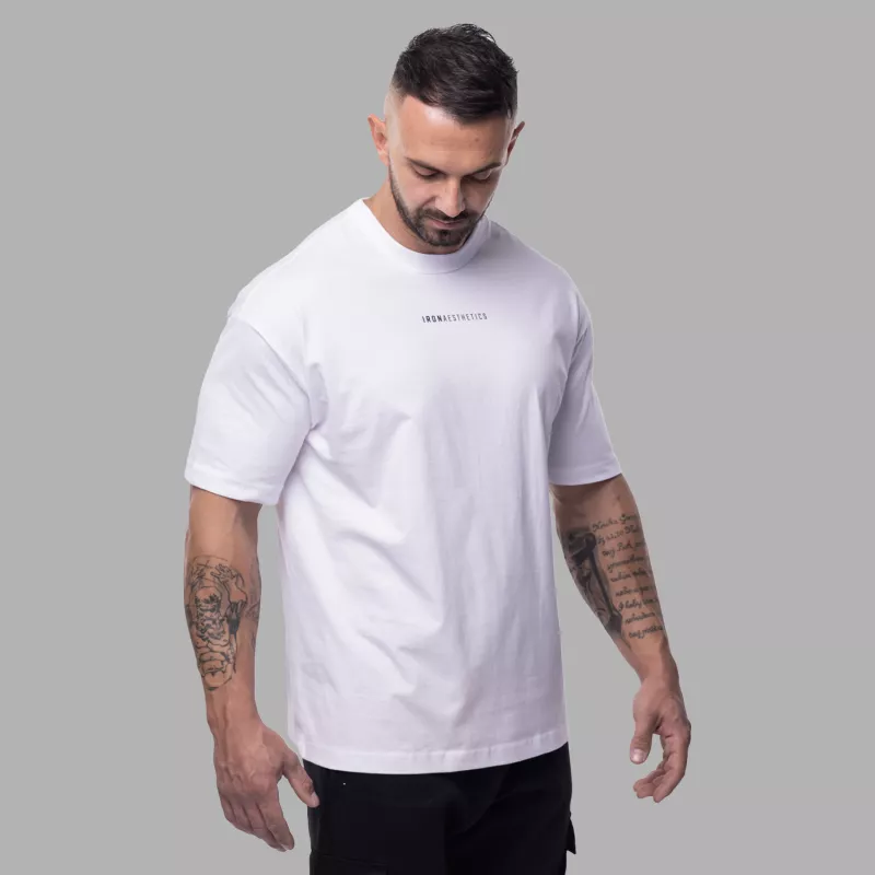 Tricou oversize bărbați Iron Aesthetics Vibe Tee, alb-4