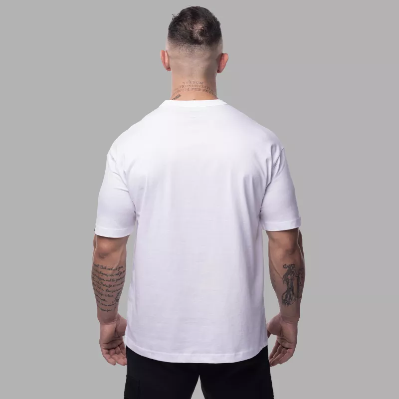 Tricou oversize bărbați Iron Aesthetics Vibe Tee, alb-5