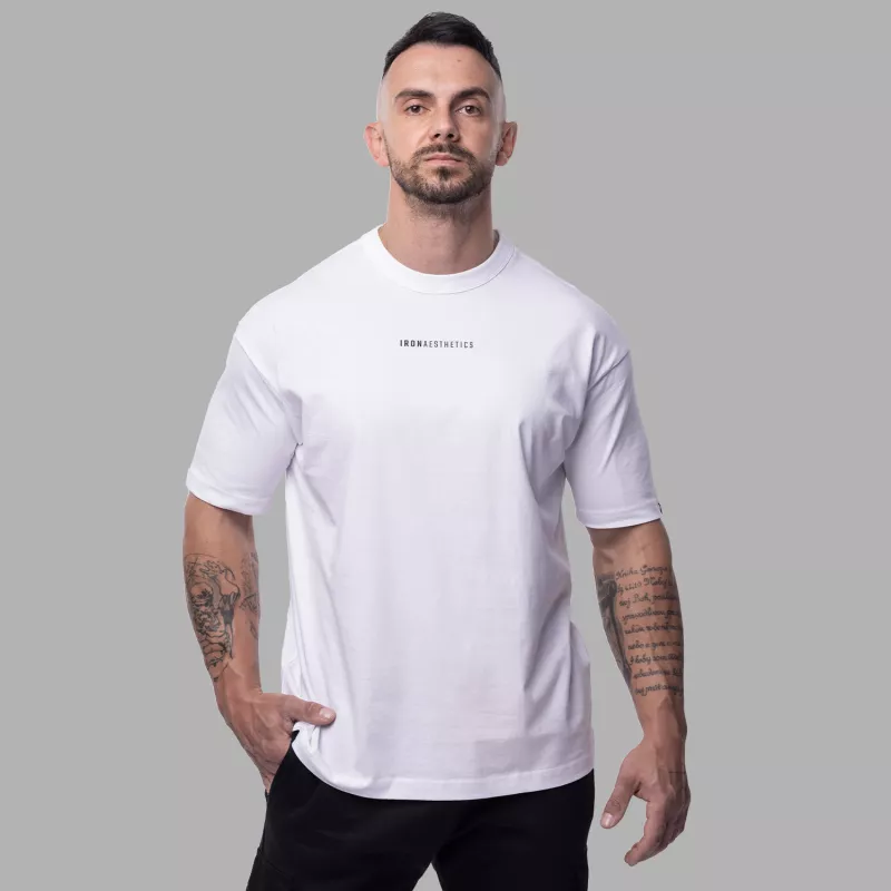 Tricou oversize bărbați Iron Aesthetics Vibe Tee, alb-6