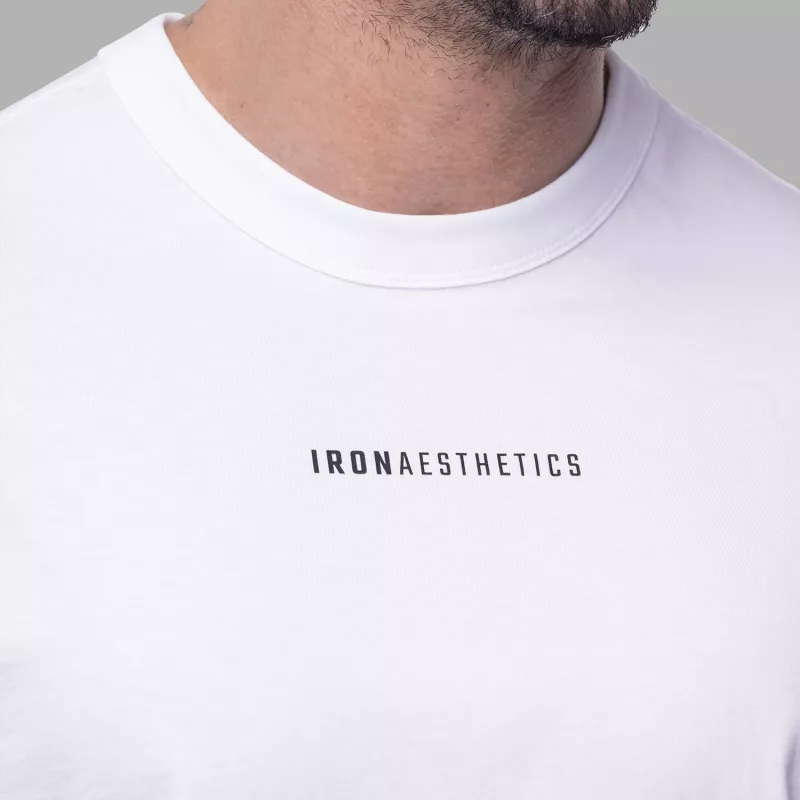 Tricou oversize bărbați Iron Aesthetics Vibe Tee, alb-7