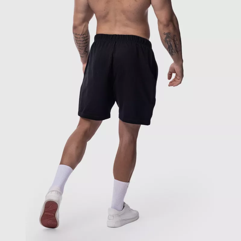 Șorturi din bumbac bărbați Iron Aesthetics Ambition, negre-5