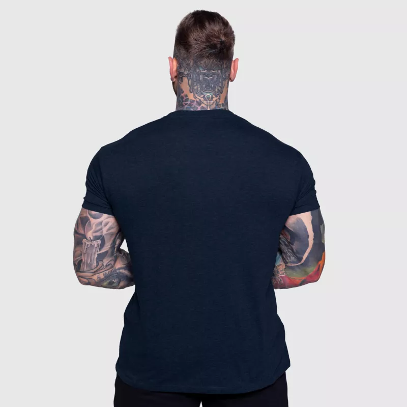 Tricou bărbați Iron Aesthetics Slash, navy-4