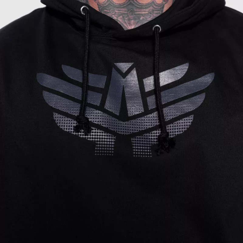 Hanorac cu glugă bărbați Iron Aesthetics Apex, negru-5