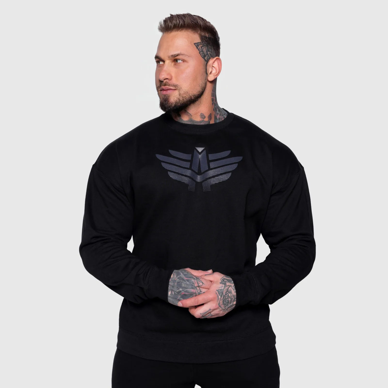 Hanorac bărbați Iron Aesthetics Essential, negru-1