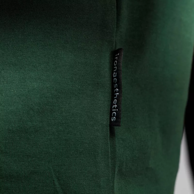 Tricou oversize Iron Aesthetics Major, verde-9