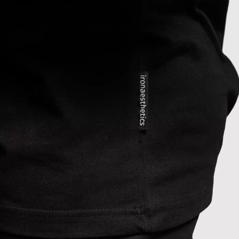Tricou oversize Iron Aesthetics Major, negru-9